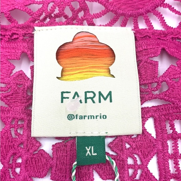 FARM Rio Pink Lace Top - Picture 7 of 16